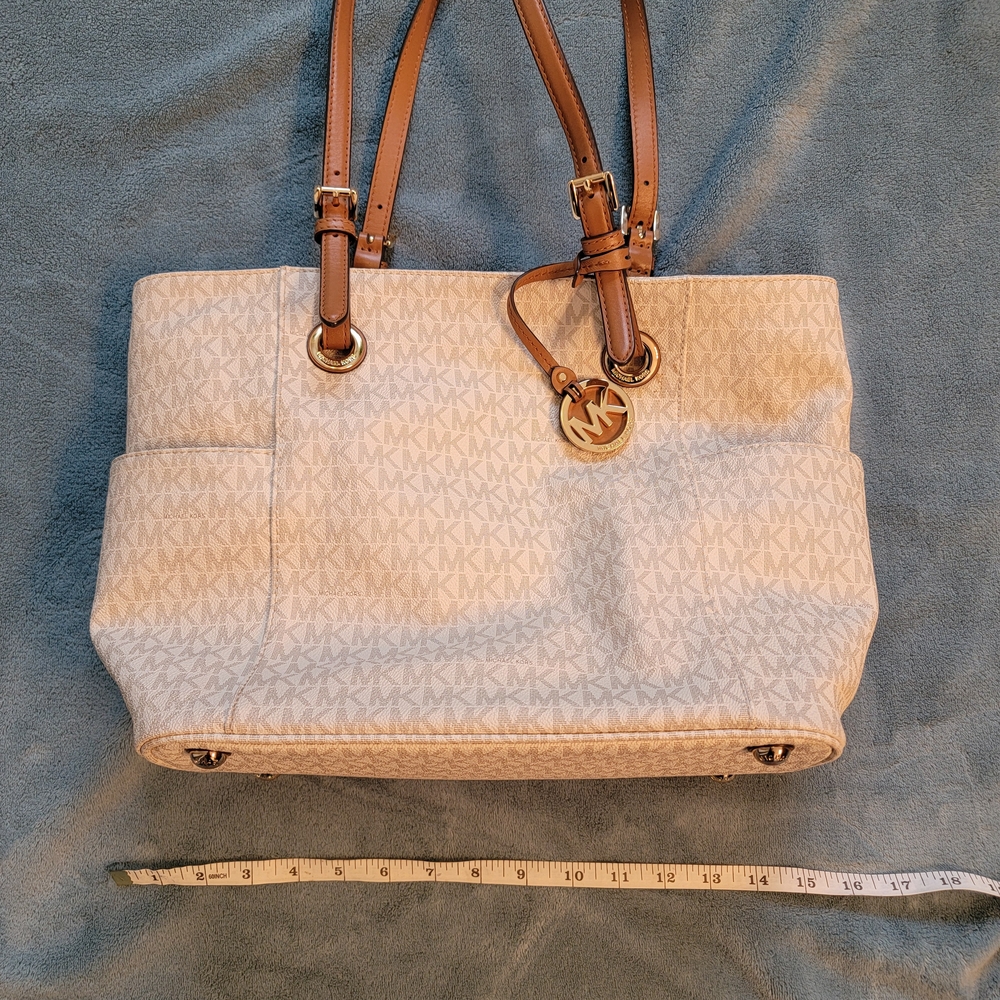 Michael Kors Cream Tote Bag